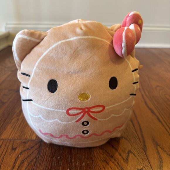 Hello Kitty Sanrio Squishmallows Gingerbread Christmas 2024 8" Plush Stuffie - Picture 1 of 16